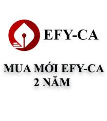 ĐĂNG KÝ MỚI CHỮ KÝ SỐ EFY-CA 2 NĂM