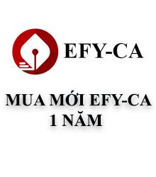 ĐĂNG KÝ MỚI  CHỮ KÝ SỐ EFY-CA 1 NĂM