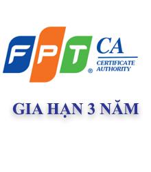 Dịch vụ chữ ký số FPT-CA_Gia hạn 3 năm