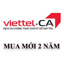 Đăng ký mới dịch vụ Chữ ký số Viettel 2 năm
