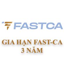 GIA HẠN CHỮ KÝ SỐ FAST-CA 3 NĂM